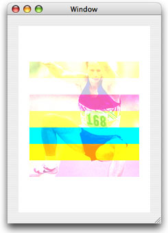 Drawing an image over a background using color dodge blend mode